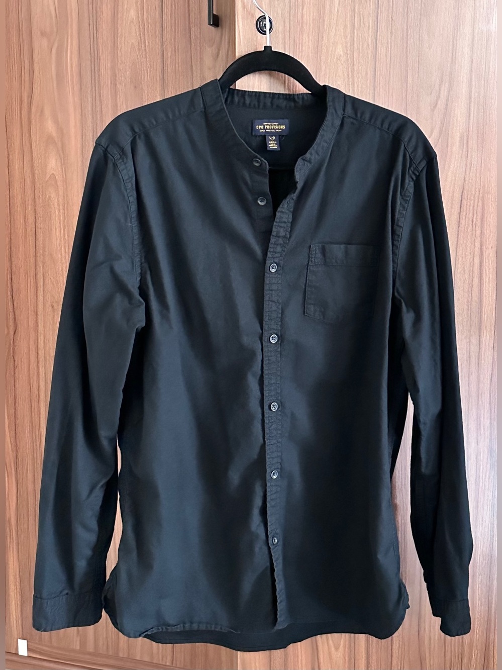 CPO Provisions Long Sleeve Button Down LARGE